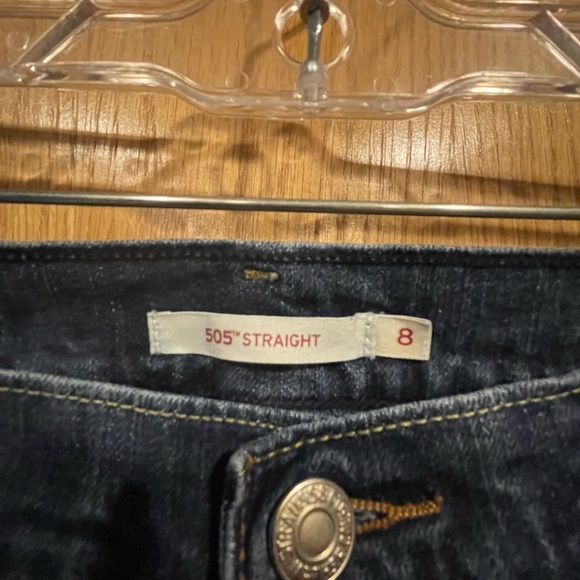 Levis 505 Straight Jeans - Size 8 - Picture 4 of 11